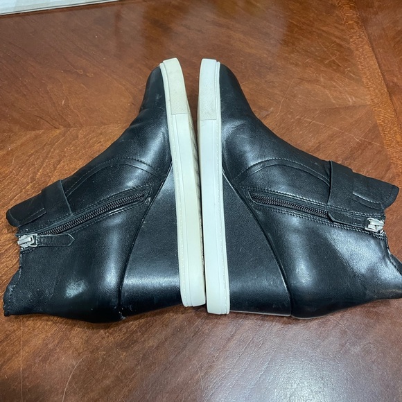 Linea Paolo Freshton Leather  Wedge Heel Sneaker boots booties - Picture 4 of 9